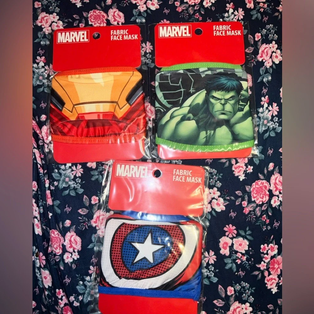 Disney children’s face masks (ages 4 up) set of 3